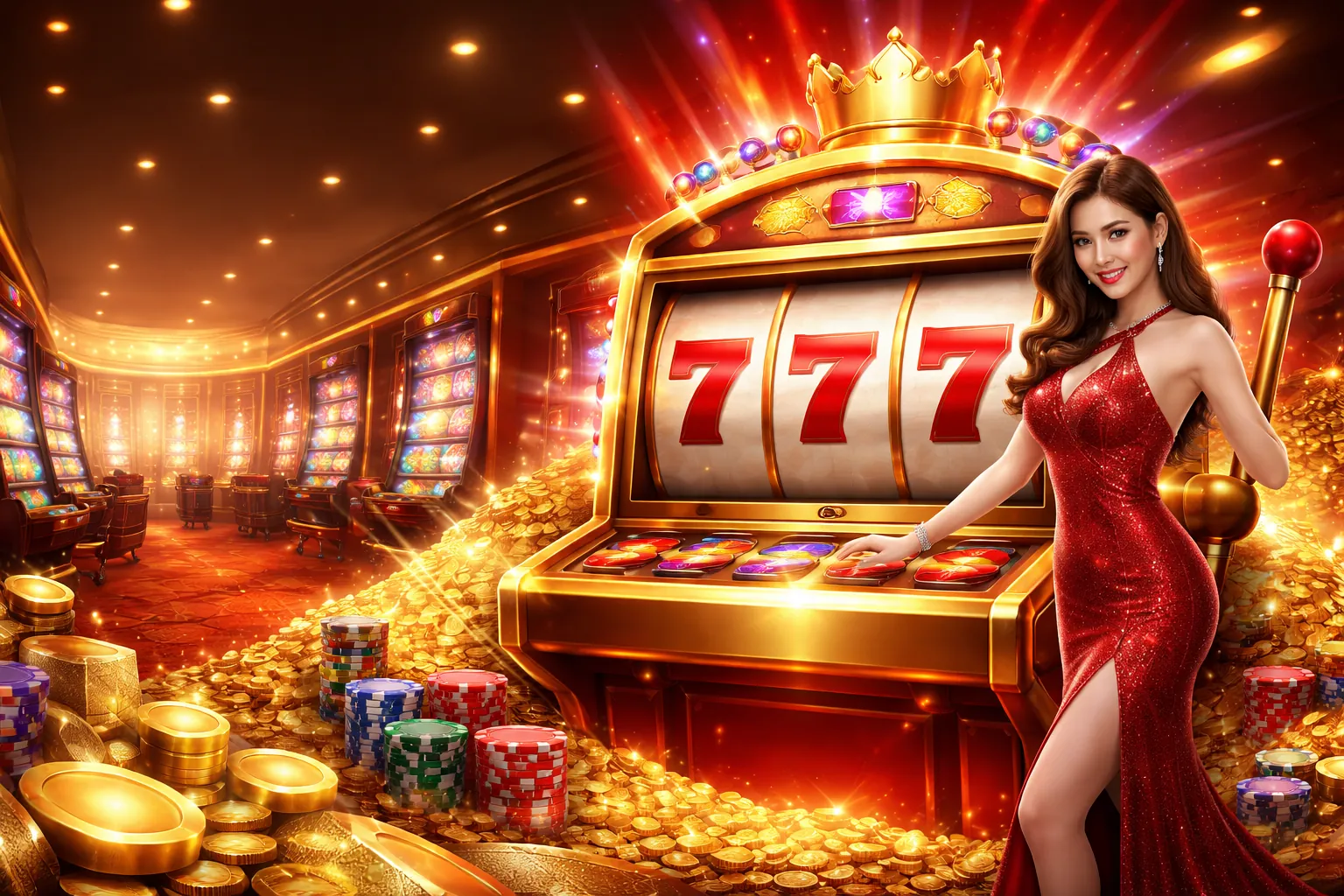 Giao diện trò chơi Slot rực rỡ tại 68wim cổng game